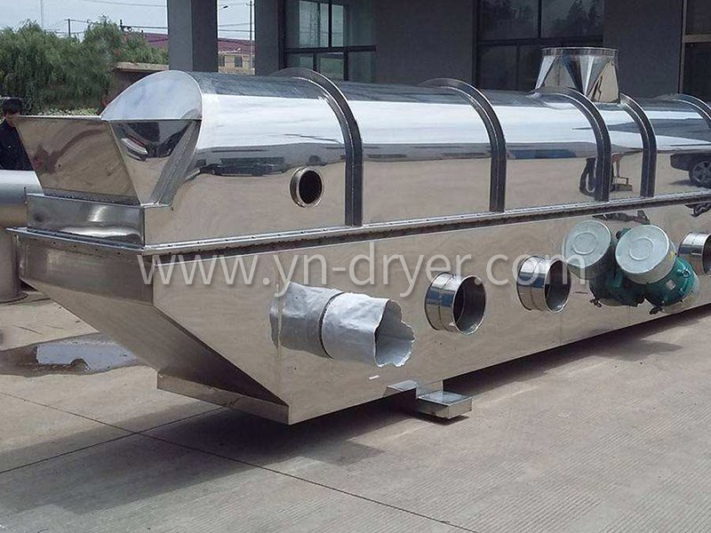 Calcium bicarbonate vibrating fluidized bed dryer